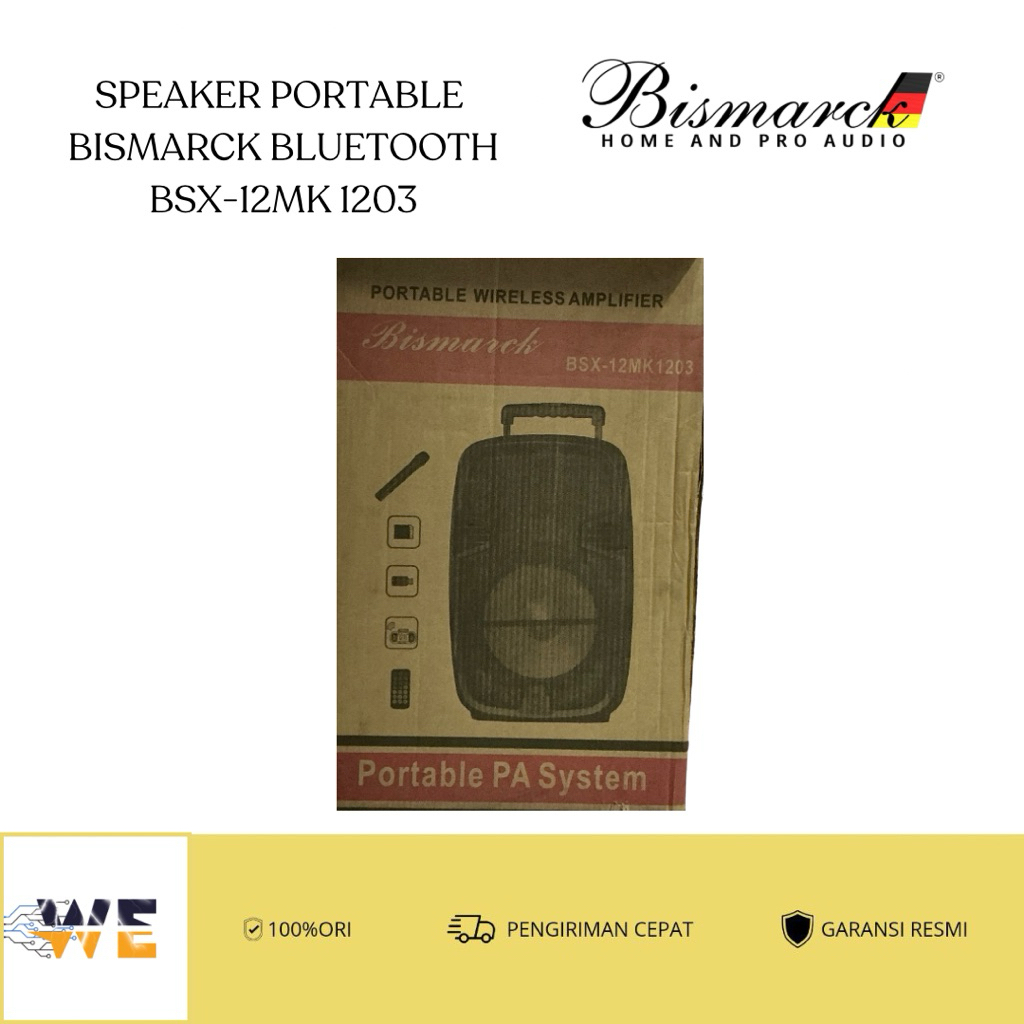 Speaker Portable Bismarck BSX-12 MK1203