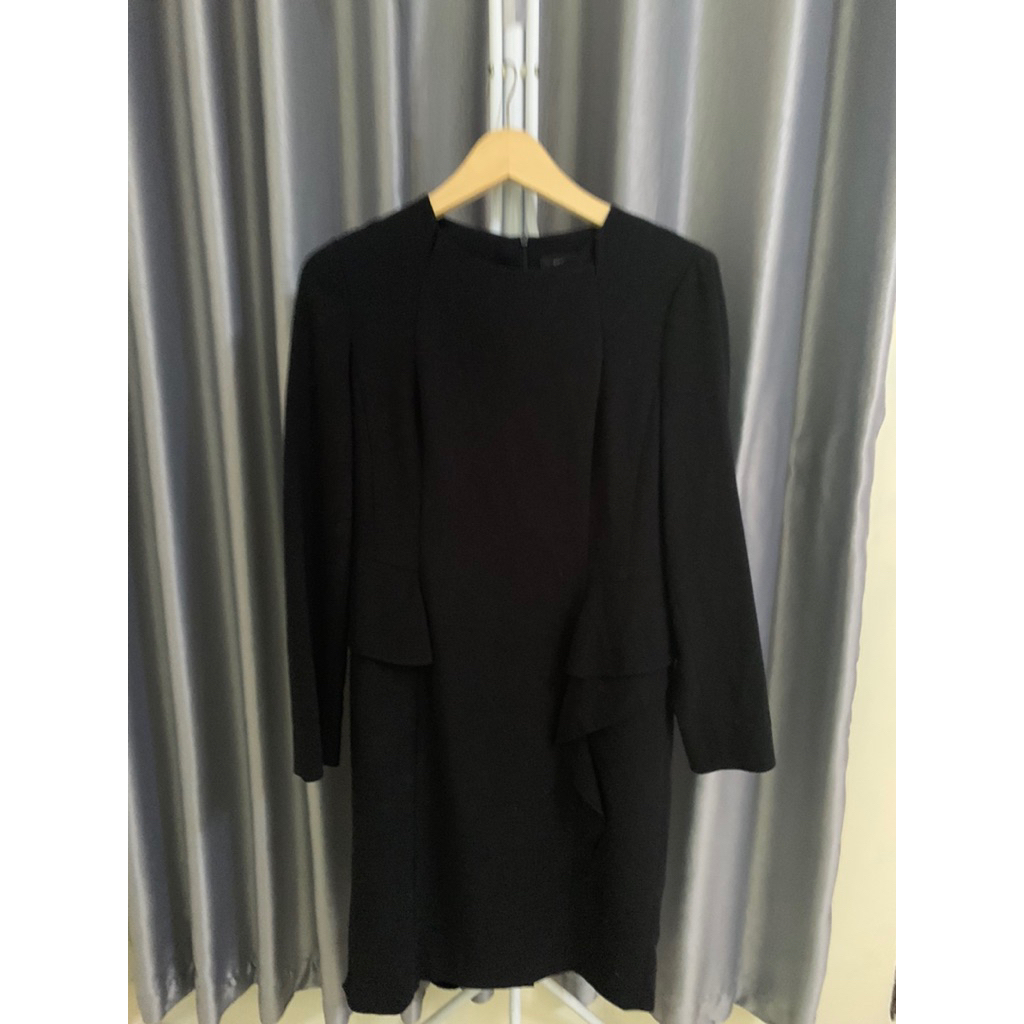 Preloved Dress lengan panjang hitam