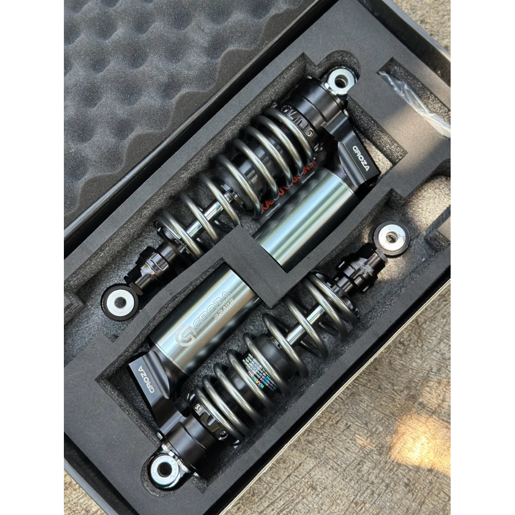 shock groza brave series 275 mm warna titan grey ex Contes groza brave series bebek Vega jupiter fiz