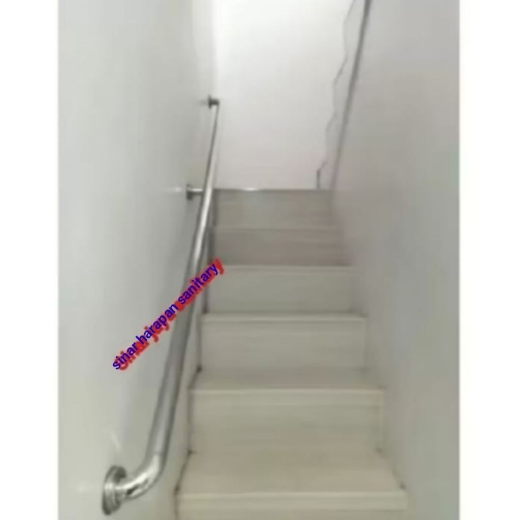 Grab bar stainless 2 meter / Pegangan tangga stainless stell 2 meter / Penyangga Dinding halaman sta