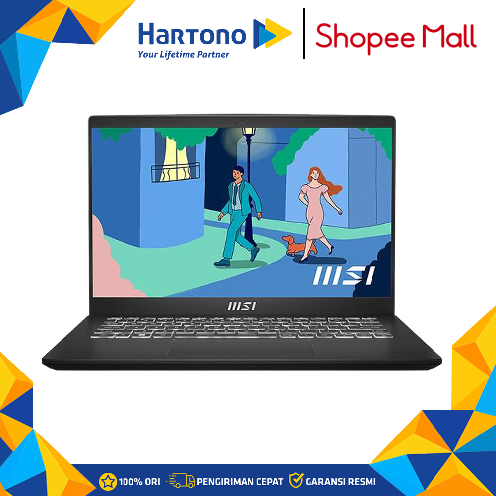 MSI Laptop Modern 14 C13M Intel Core I3 1315U 9S7-14J112-1468