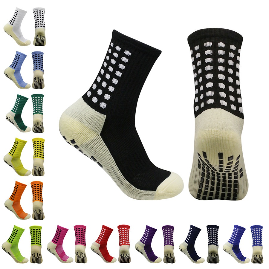 Kaos Kaki Panjang Anti Slip / Kaos KAki Futsal / Kaos Kaki Bola Futsal Panjang Betis Anti Slip Truso