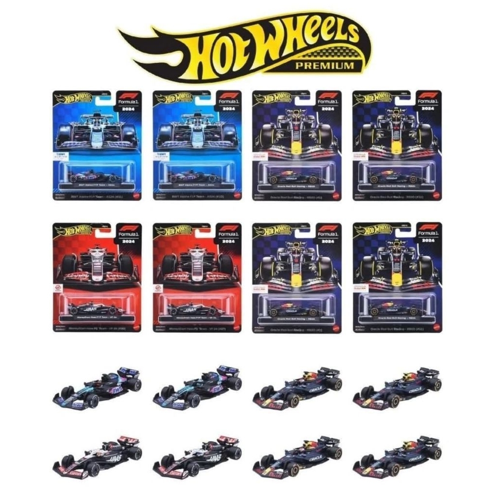 Hot Wheels Formula 1 All Series Red Bull Visa McLaren kick Sauber Williams racing Mercedes AMG Petro