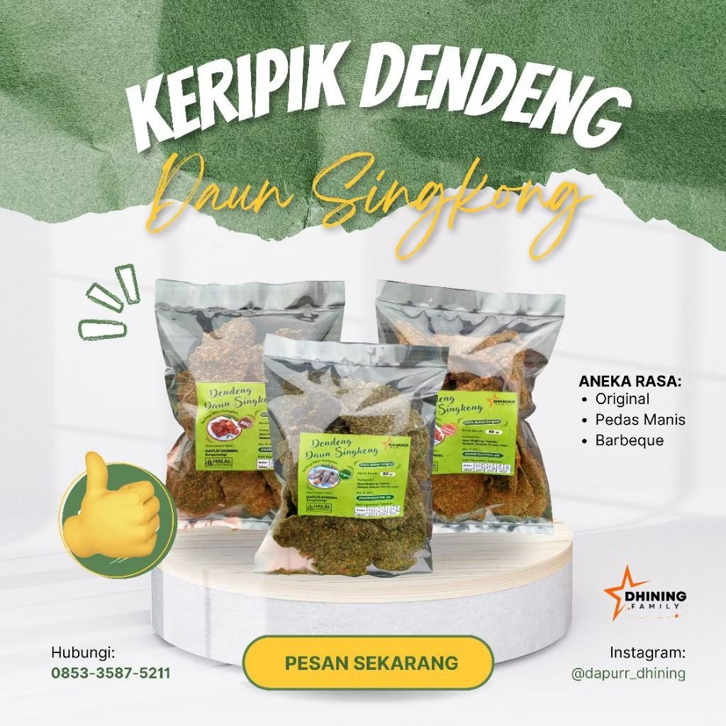 Keripik Dendeng Daun Singkong