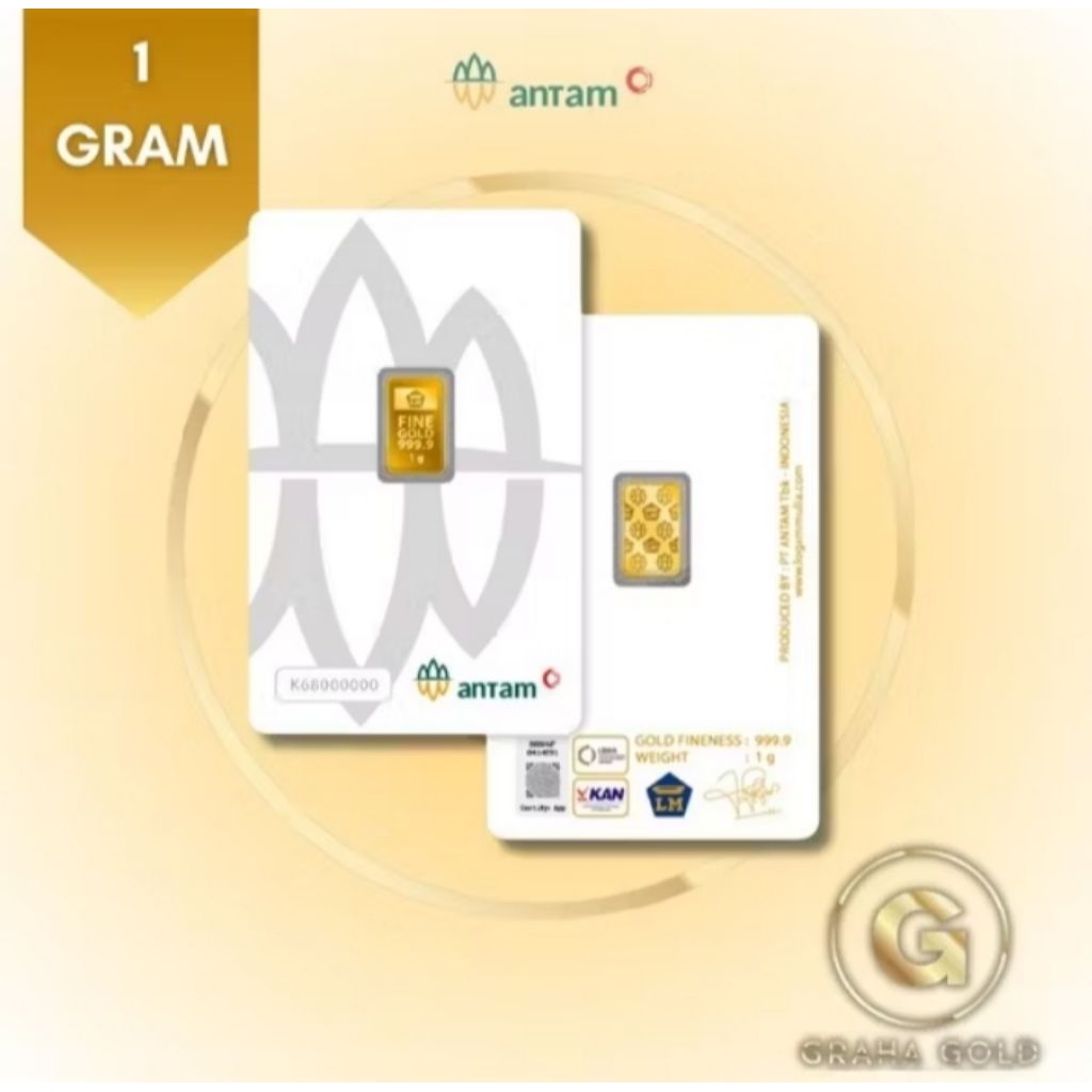 Logam Antam mulia 1gr