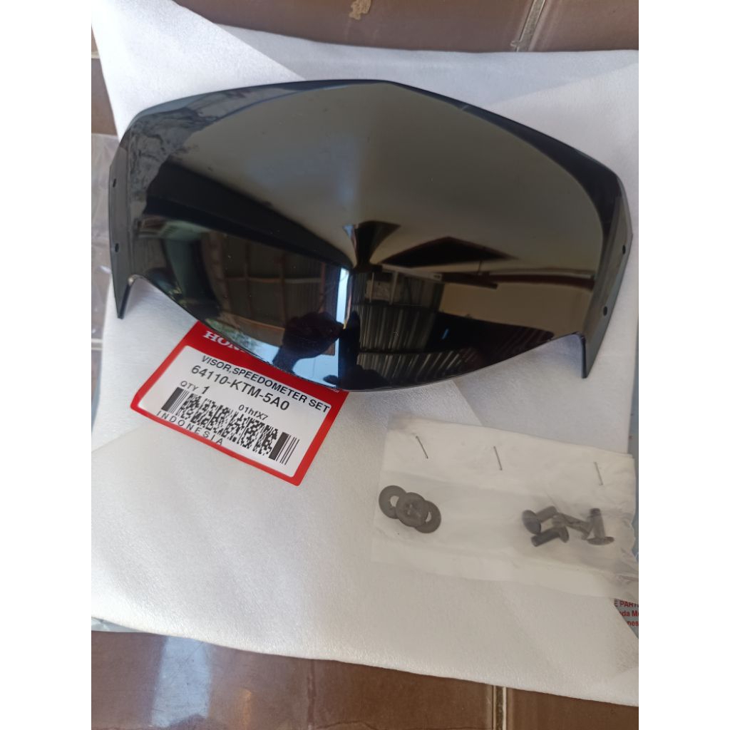 64110-KTM-5A0 visor Supra x125 lama thn 2005-2006 lampu satu original ahm