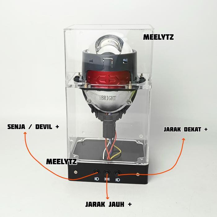Stand Display Akrilik Mika Litthium Box Biled Charger Port C Bullaes