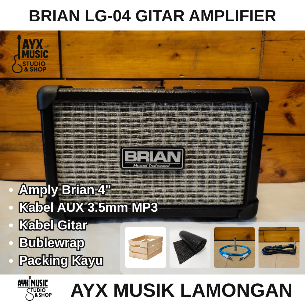Brian LG-04 Gitar Amplifier 4" | Amply Gitar