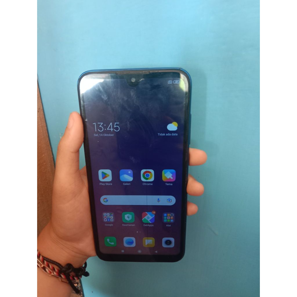 mi play minus lcd garis