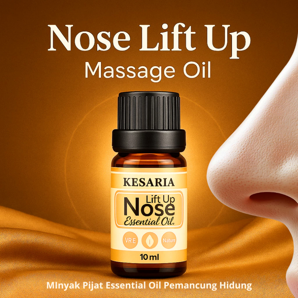 BR Kesaria Nose Lift Up Oil | Minyak Pijat Pemancung Hidung Alami | Nose Shaping Oil 10ml