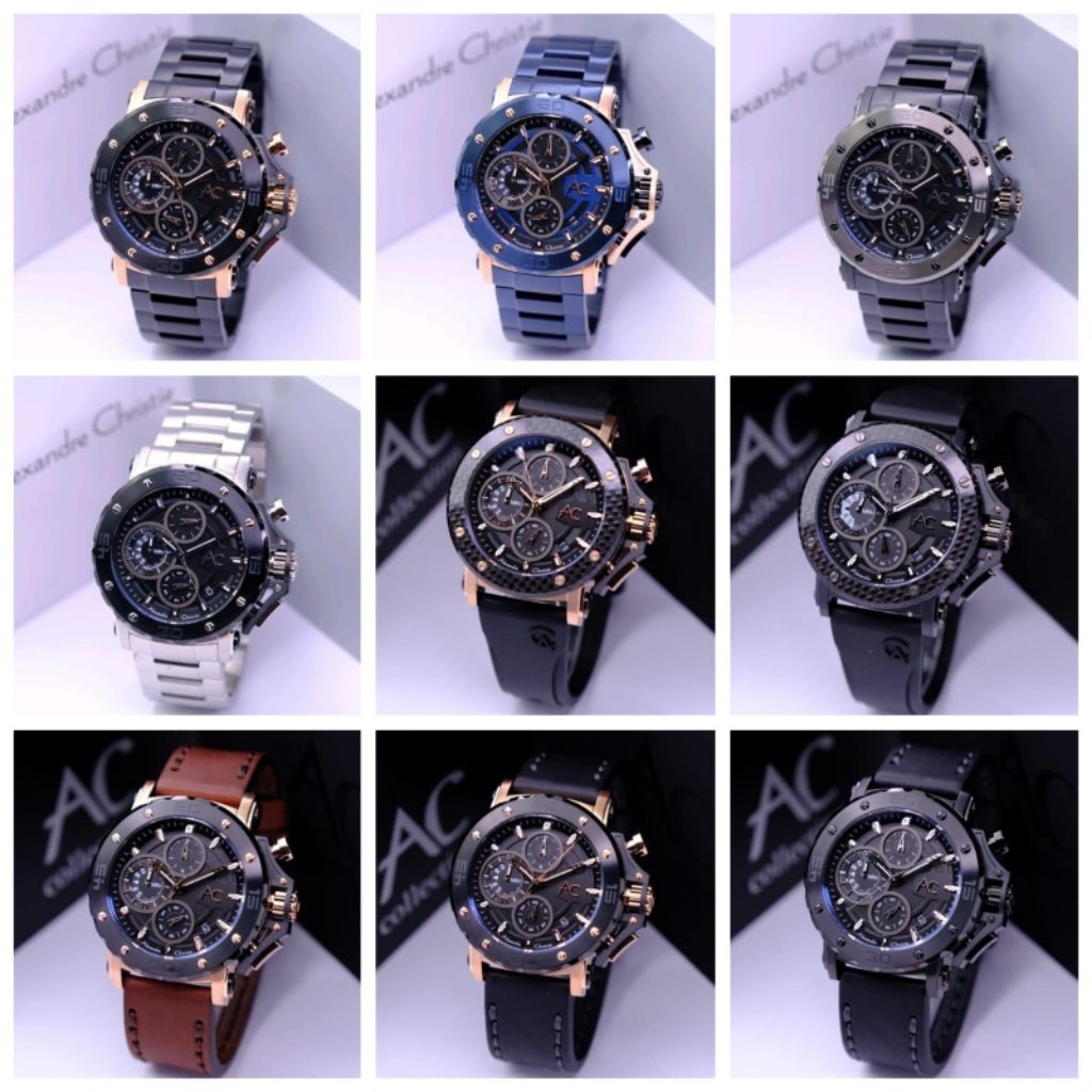 ALEXANDRE CHRISTIE AC 9205 AC9205 GARANSI RESMI 1TAHUN 6141 6564 6654 6647 6664 6663 6182 6653 6295 