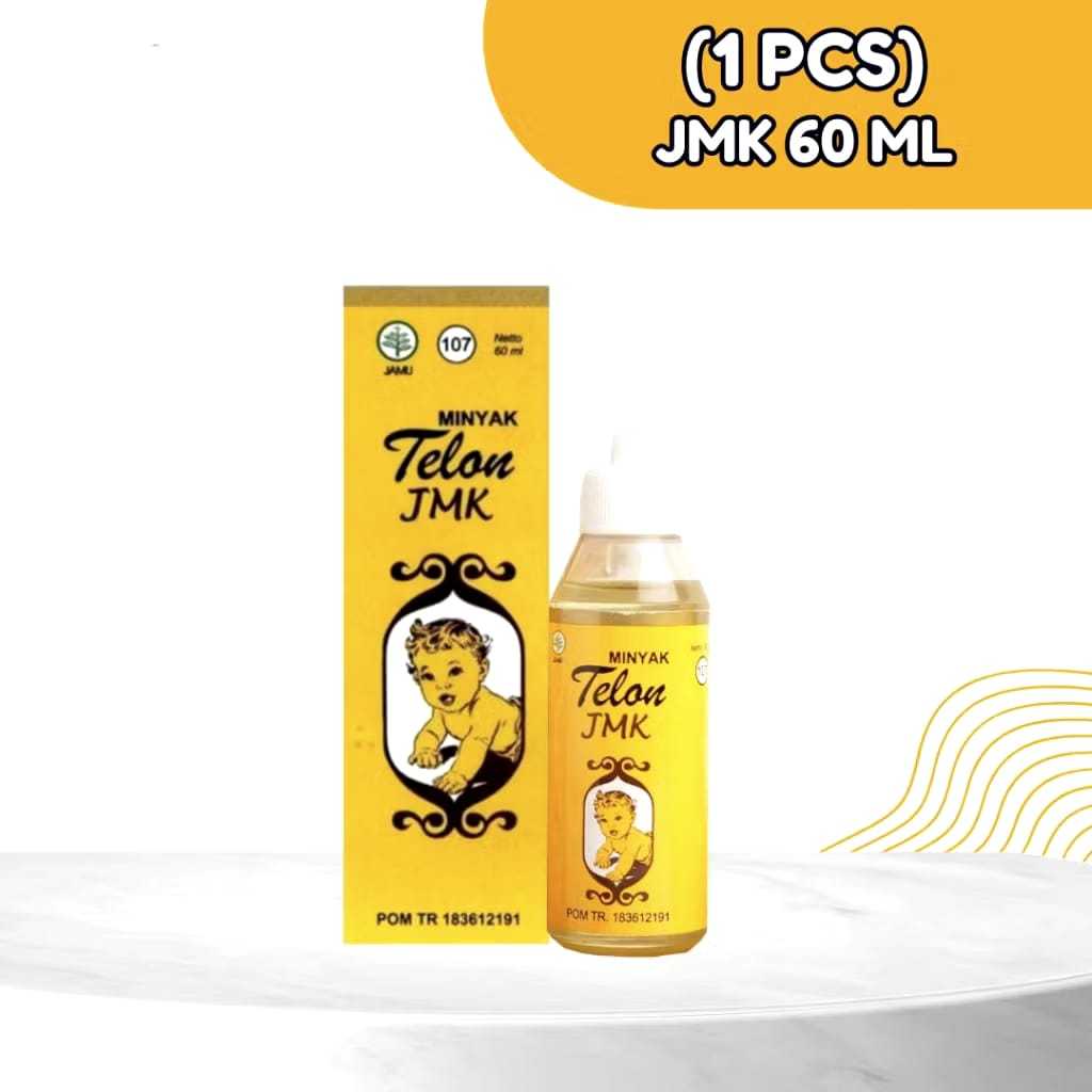 Minyak Telon Bayi cap JMK ( Dulu mereknya Nyonya Meneer )  ORIGINAL / ASLI 1000% size 60ml 100ml