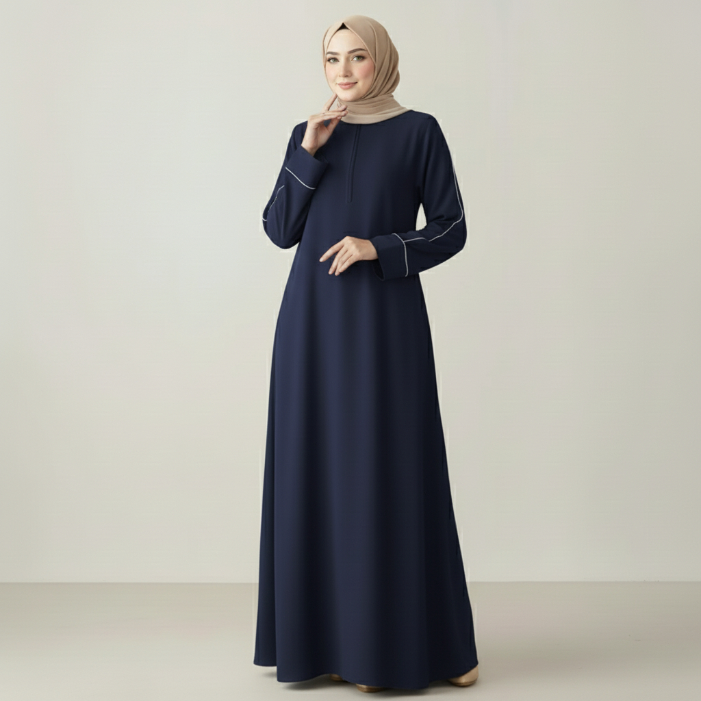 Gamis Cantik Perempuan Terjamin Terlaris Cocok Untuk Lebaran Favorit Remaja Daily Outfit Eksklusif N