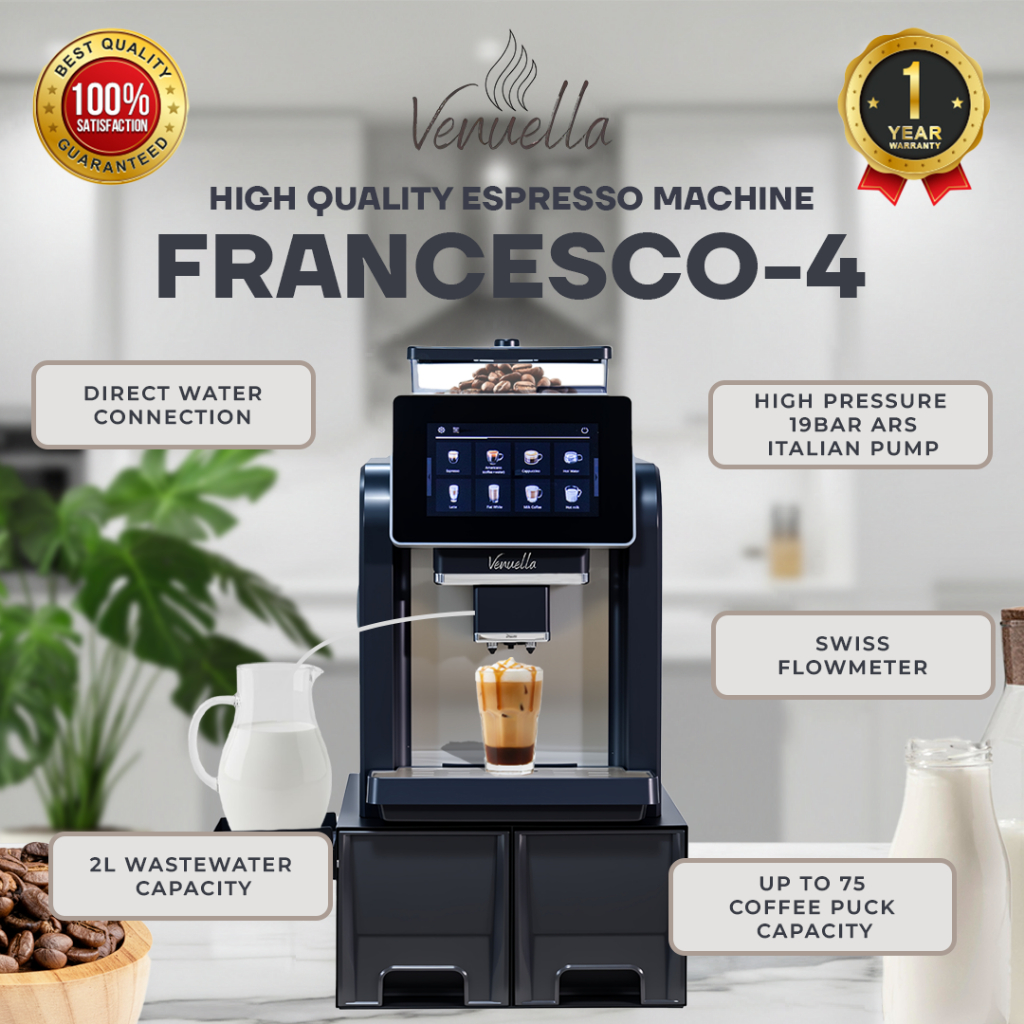 Mesin Kopi Otomatis Francesco 4  - Venuella Full Automatic Coffee Machine