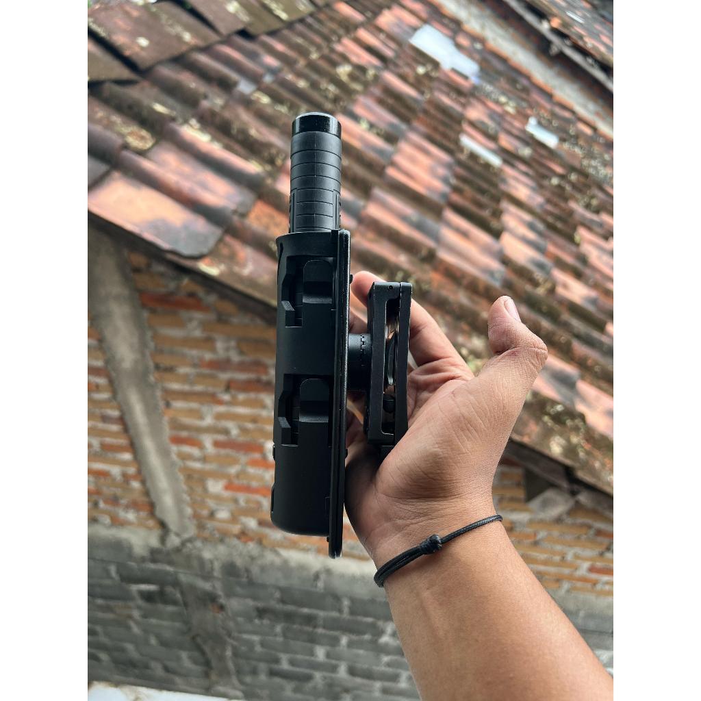 COD Perlengkapan TNI POLRI BRIMOB STICK BATON POLICE DAN SARUNG HOLSTER STIK TERLARIS AKSESORI SETIK