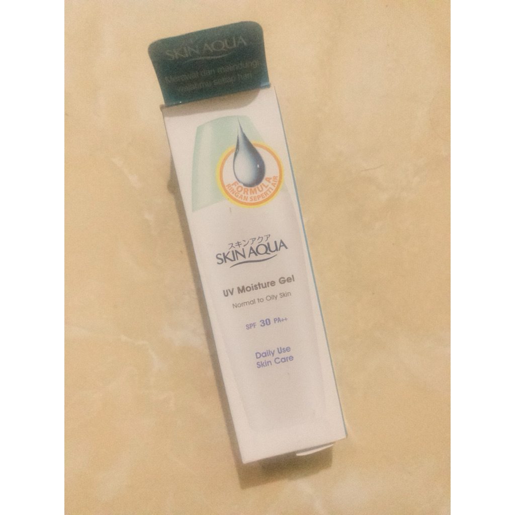 (Jual Rugi) Skin Aqua UV Moisture Gel Sunscreen SPF 30 PA++- Sunscreen Skin Aqua Tutup Hijau- Sunscr