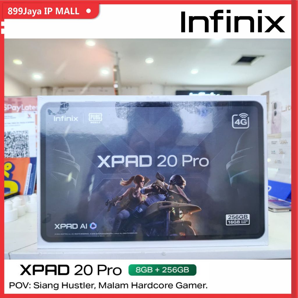 INFINIX XPAD 20 PRO 8+8/256GB - GARANSI RESMI INFINIX 12 BULAN