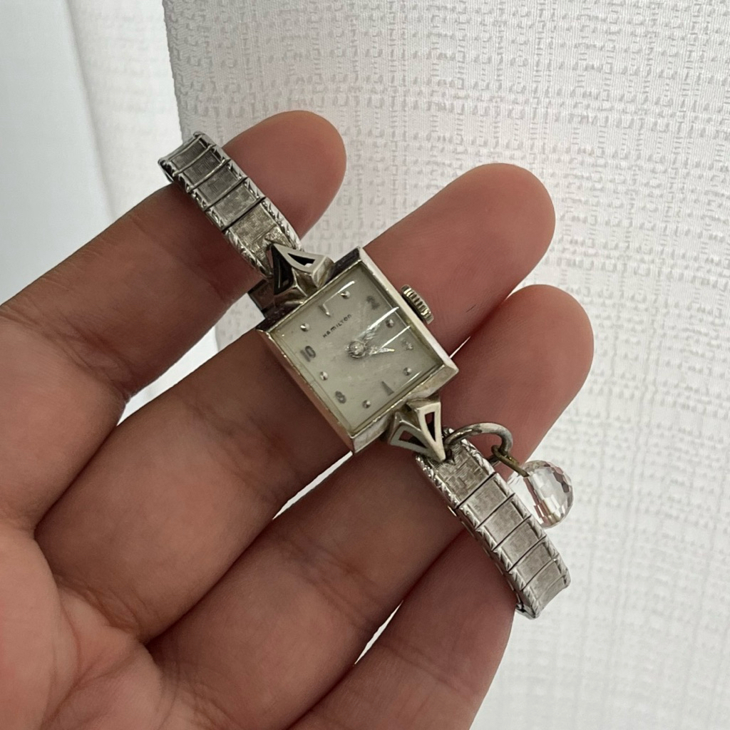 [Manual Winding Tanpa Baterai] Hamilton Ladies Vintage Watch Jam Tangan Secondhand 2nd Original