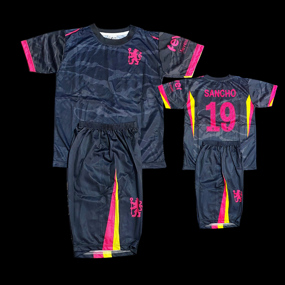 JERSEY BAJU BOLA CHELSEA AWAY KIDS PRINTING USIA 5-12THN