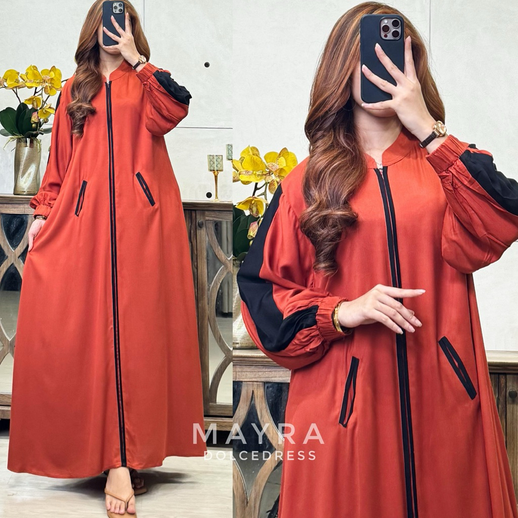 Daster Arab Dolce MAYRA Gamis Twill Premium Ori