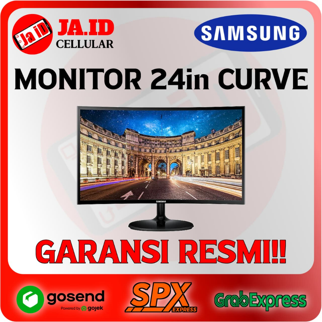 MONITOR LED 24" CURVE SAMSUNG RESMI