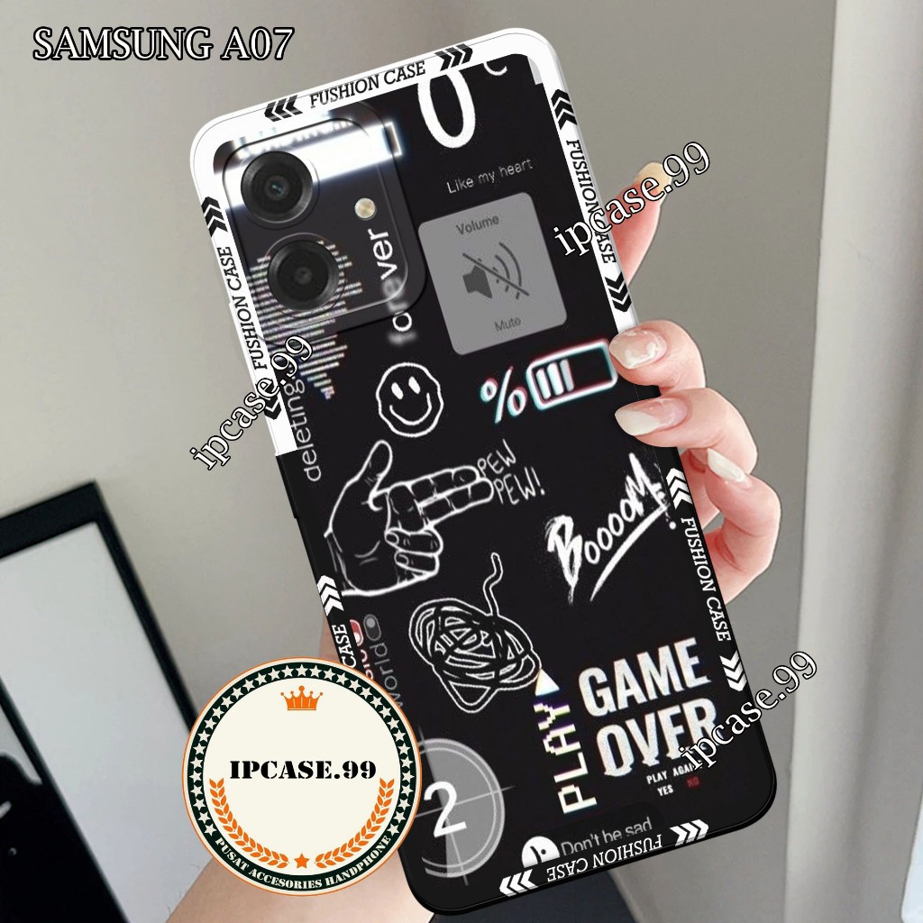 Case Hp Samsung Galaxy A07 2025 Fashion Case Minuman Softcase Samsung Galaxy A07 2025 Silikon TPU Pr