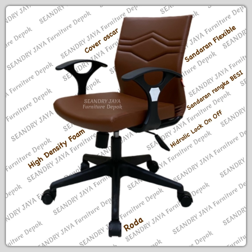 KURSI KANTOR/KURSI STAFF/KERJA/PUTAR/HYDROLIC/PROMO MURAH/JABODETABEK/SEANDRY JAYA FURNITURE/belajar