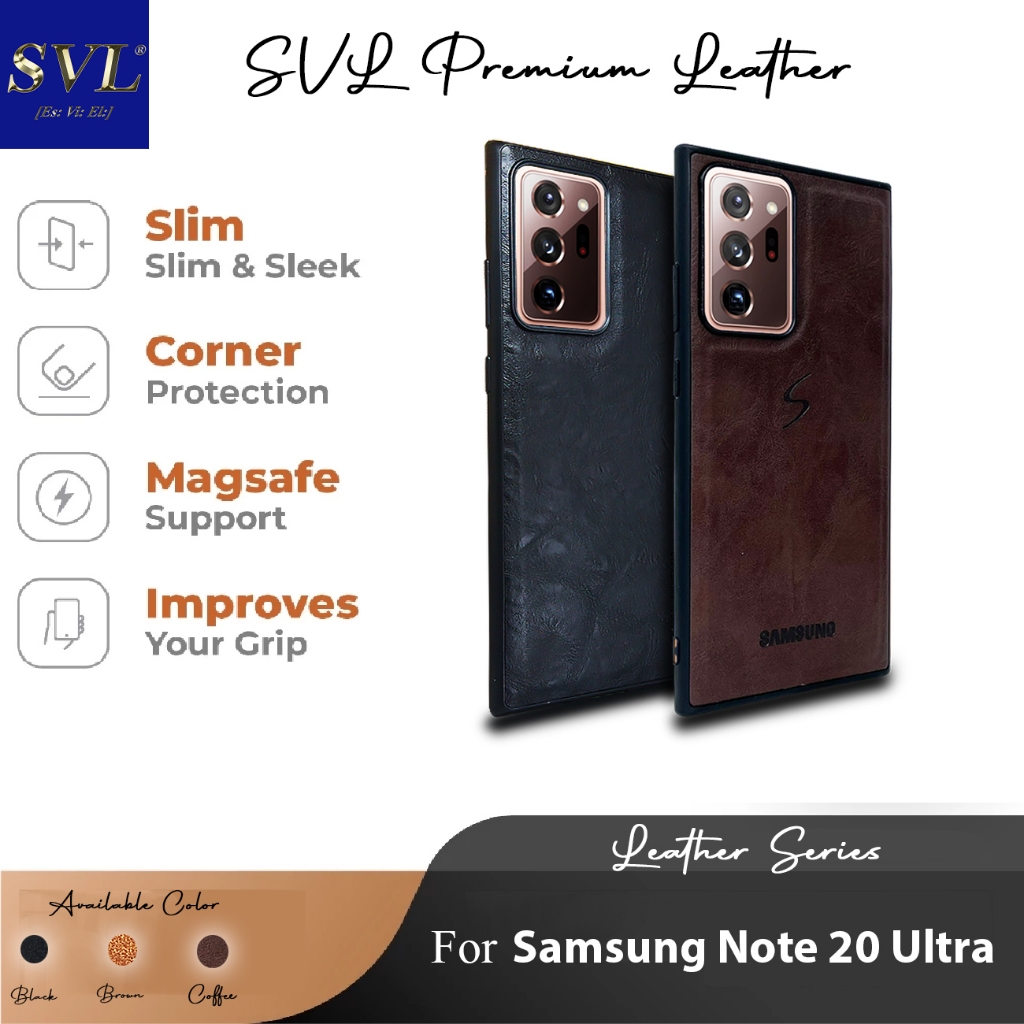 Case Samsung Note 20 Ultra Casing Hardcase Softcase Leather SVL