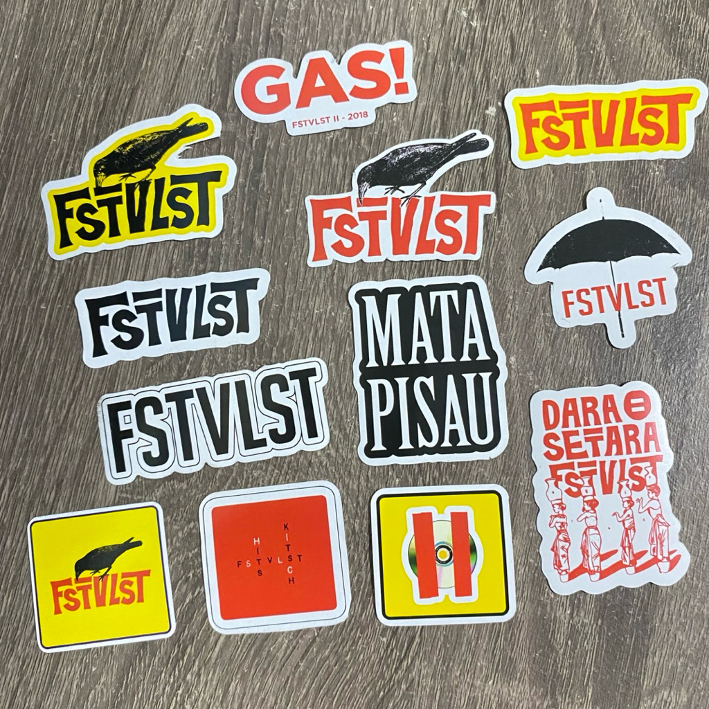 FSTVLST | COD Sticker Pack FSTVLST Sticker Vinyl fstvlst Dara Setara Mata Pisau