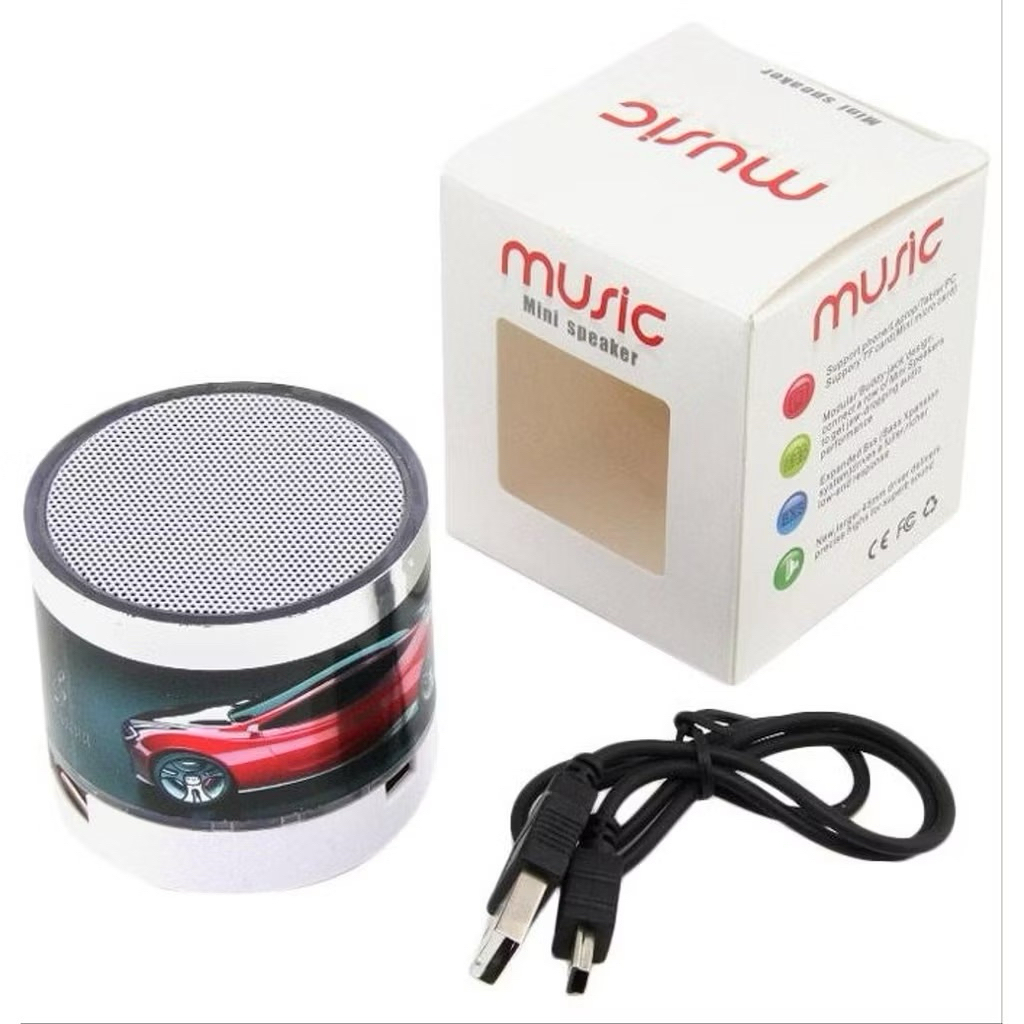 SPEAKER S10 MOTIF MOBIL SUARA BASS SPEAKER BLUETOOTH MUSIC BOX