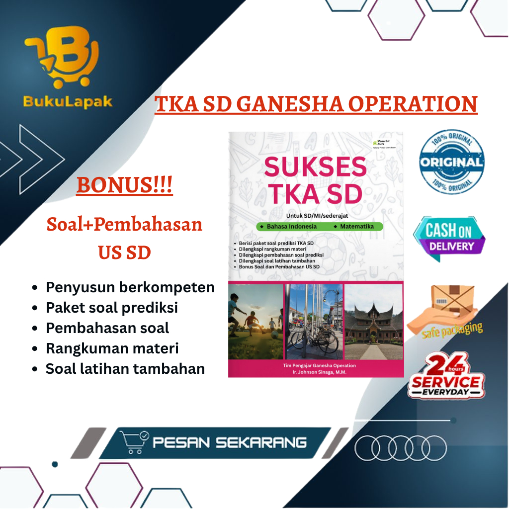 Buku TKA SD Ganesha Operation - Sukses TKA SD