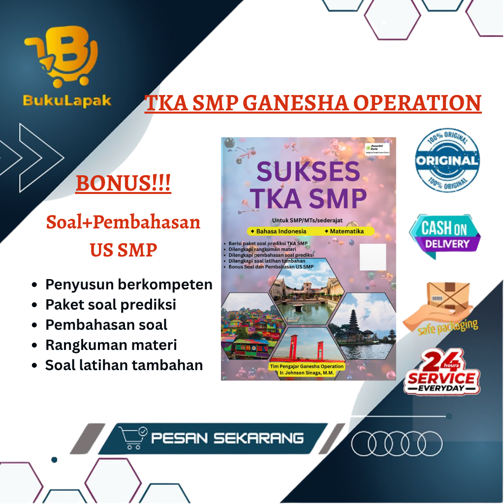 Buku TKA SMP Ganesha Operation - Sukses TKA SMP