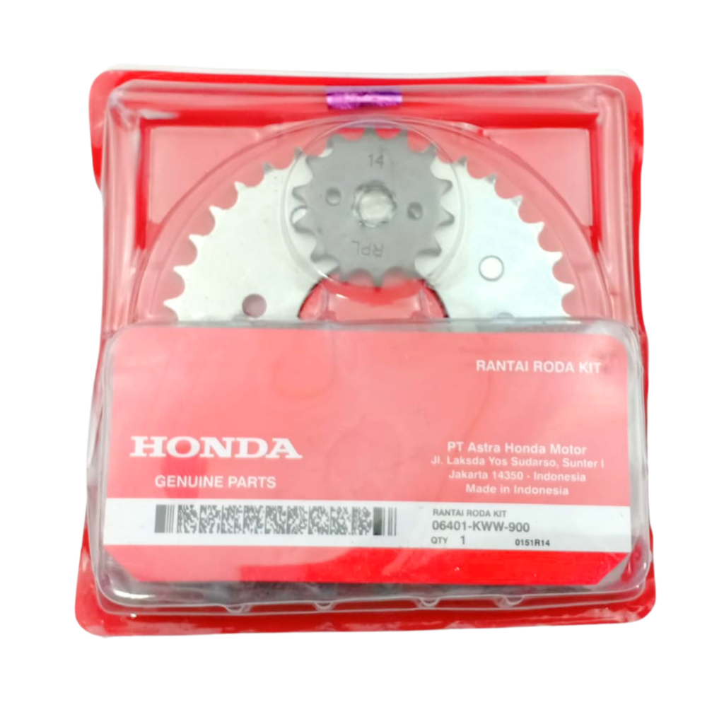 Gearset Motor Revo / Blade / Rantai Girset Honda Revo 110 / Revo Absuloted / Blade 110 KWW KWB