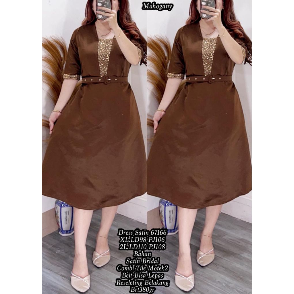 Dress natal/Bridesmaid 67166/dress kondangan