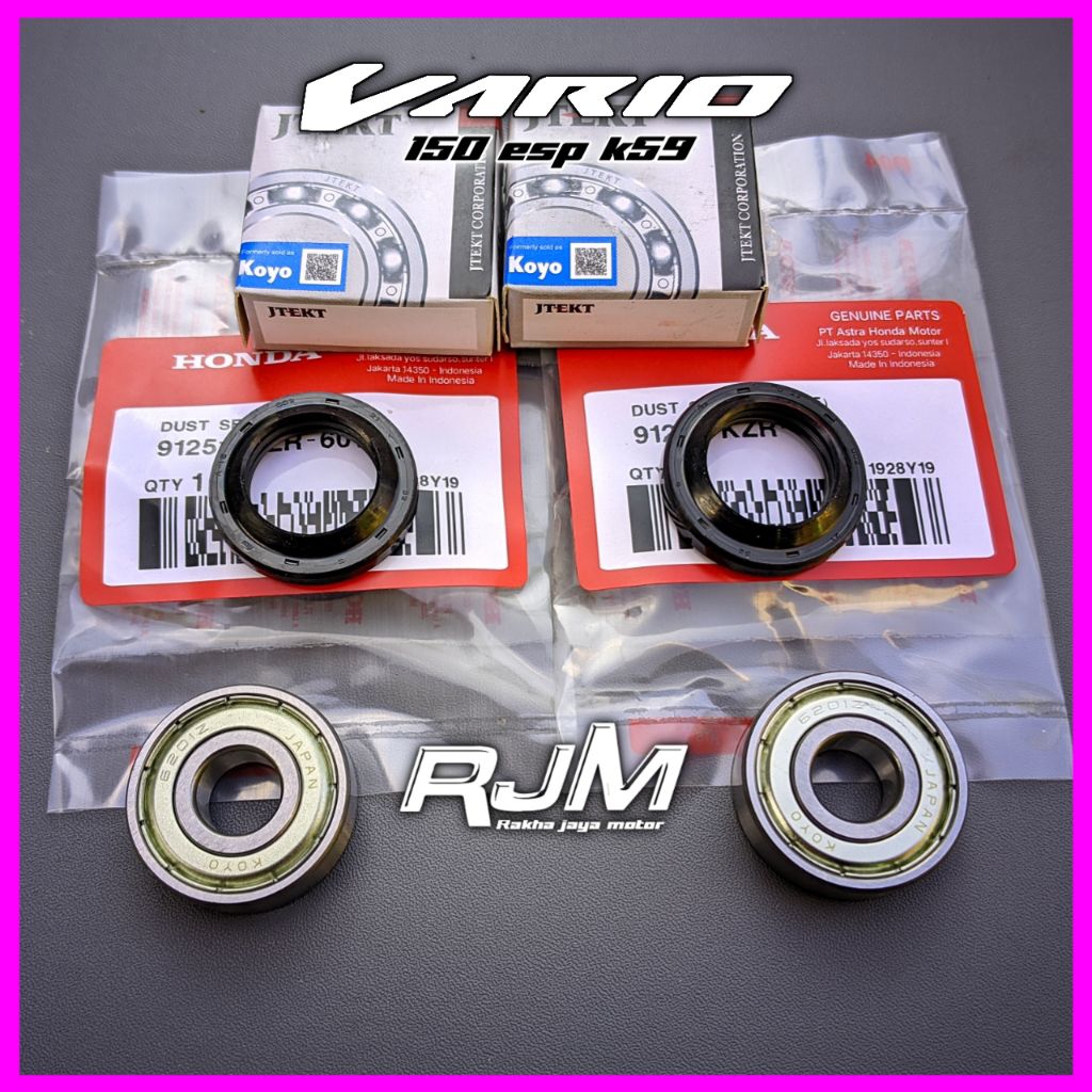 BEARING SEAL RODA DEPAN HONDA VARIO ESP 150 K59/KARET SEAL SIL TUTUP BEARING LAHAR LAHER KLAHER VELK