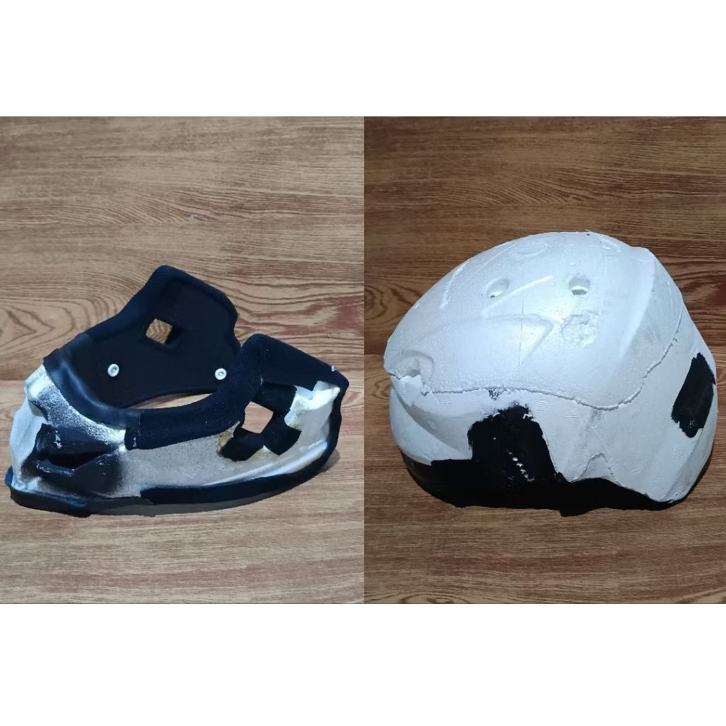 Eps styrofoam helm mds supermoto / mds super pro