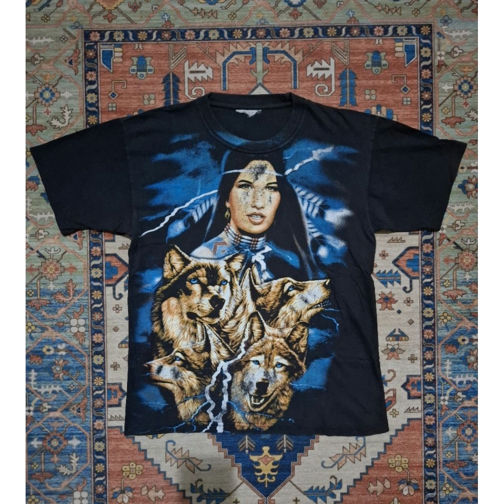 Vintage American Native Thunder Fullprint tee