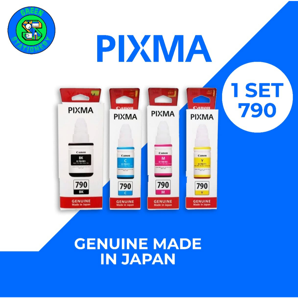 1 set Tinta Canon GI 790 original Printer G1010 G2010 G3010