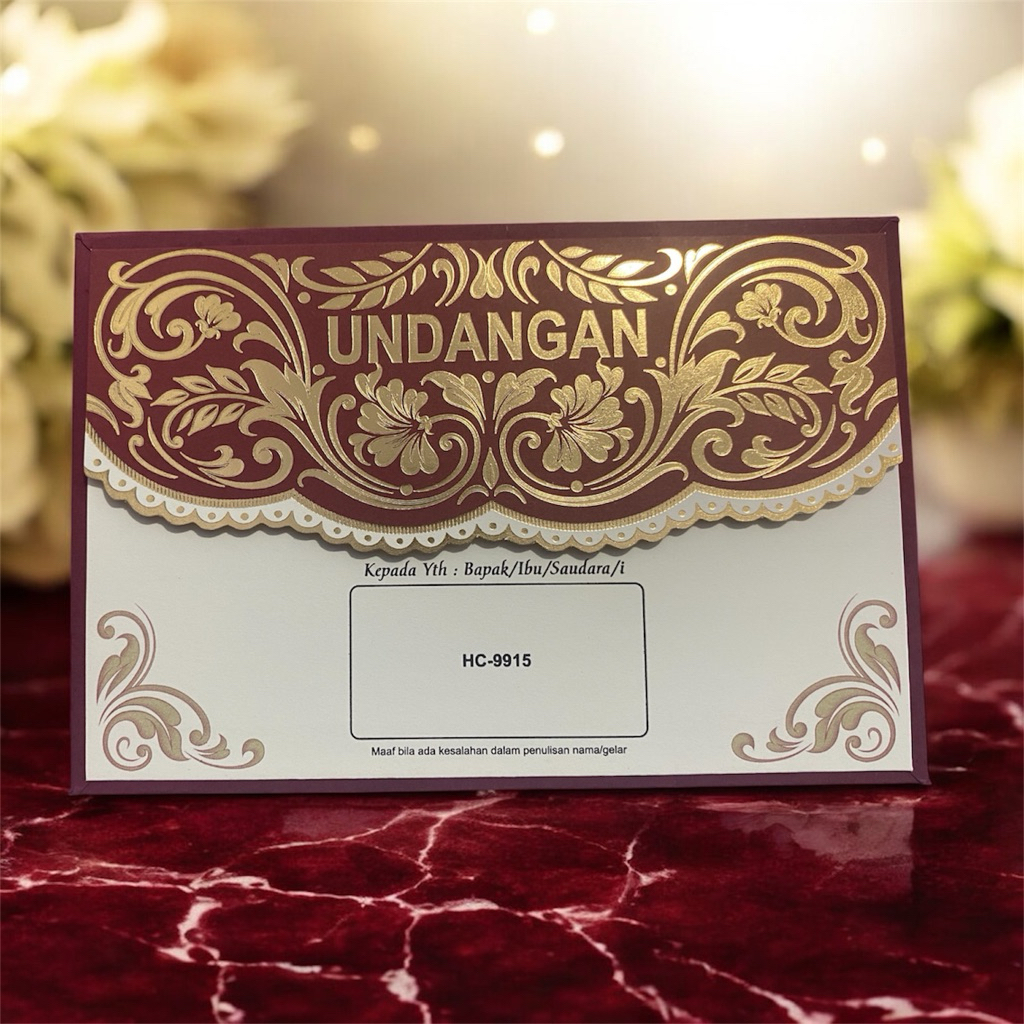 undangan blangko kosongan ERBA kode HC-9915 (COVER+BOARD)