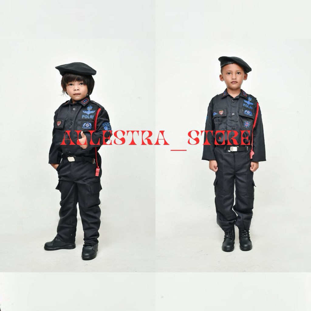 SERAGAM PROFESI ANAK BRIMOB KORPS GEGANA ANAK