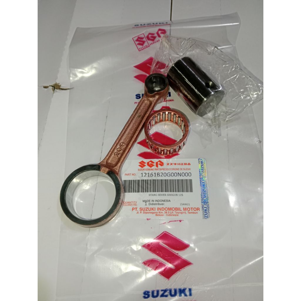 STANG SEHER SHOGUN 125 BATANG PISTON KIT SHOGUN 125 CONNECTING ROD ASSY SHOGUN 125