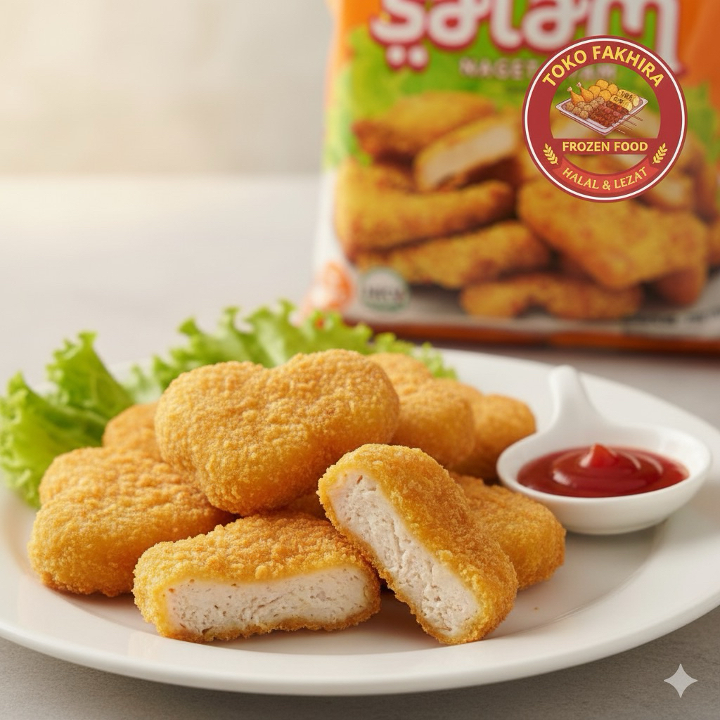 Salam Nugget Ayam Bentuk Hati