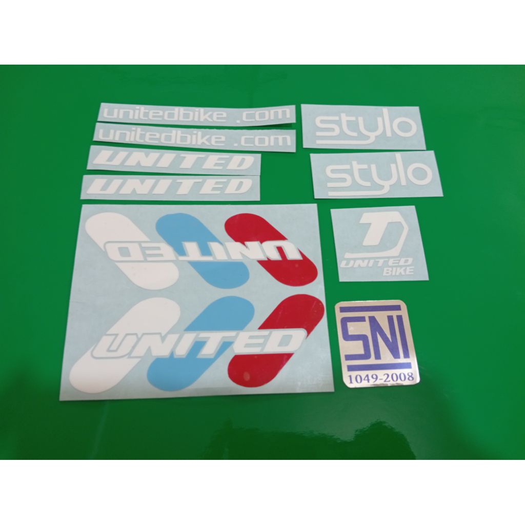 stiker sepeda united stylo
