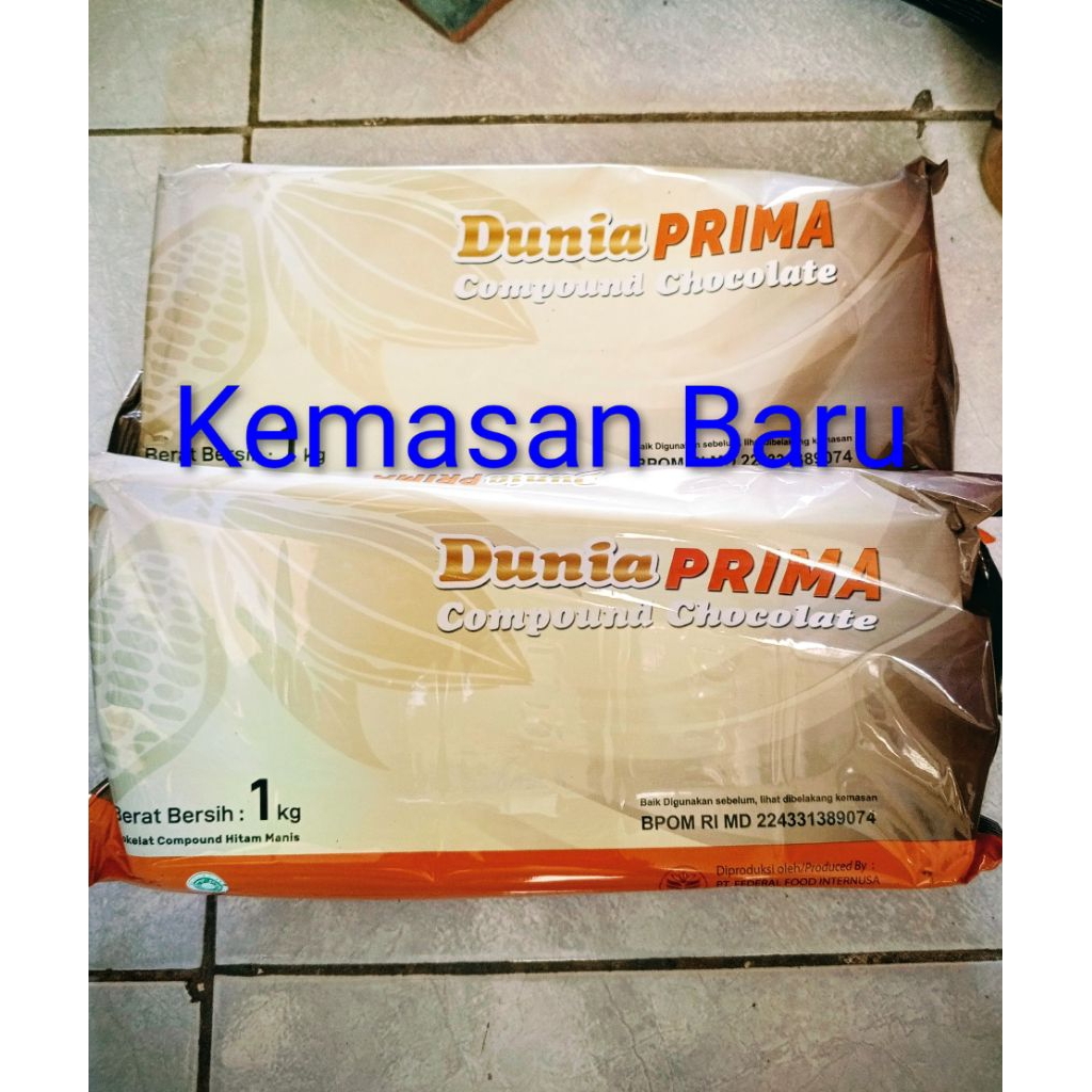 Coklat batangan Dunia dark compound 1kg