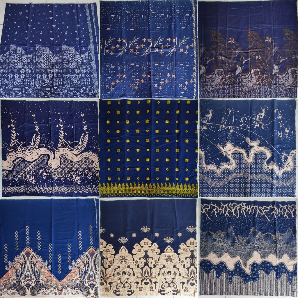 KAIN BATIK WARNA BIRU NAVY KAIN BATIK BRIDESMAID SERAGAM