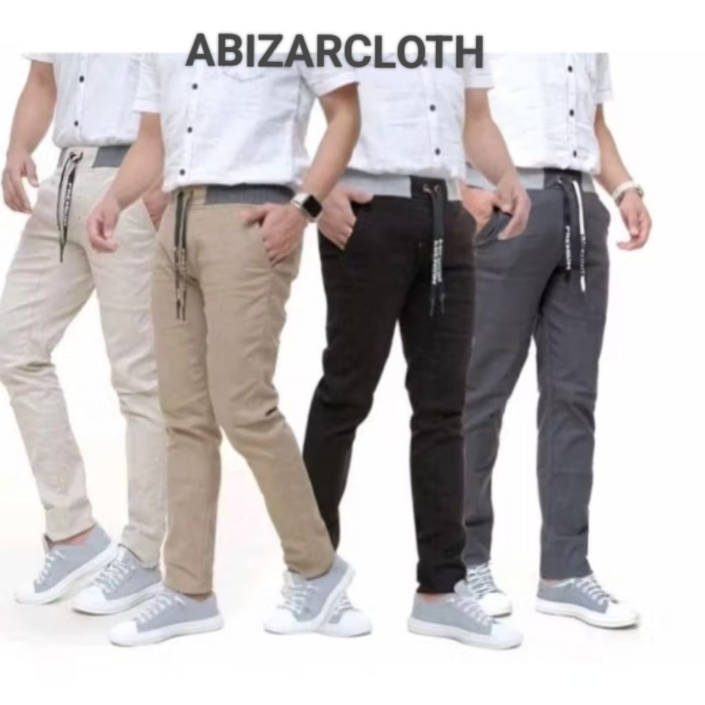 CELANA CHINOS PANJANG PRIA BAHAN CELANA KERJA BAHAN TEBAL
