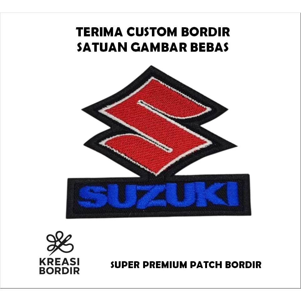 EMBLEM PATCH BORDIR LOGO SUZUKI - Kreasibordir.id