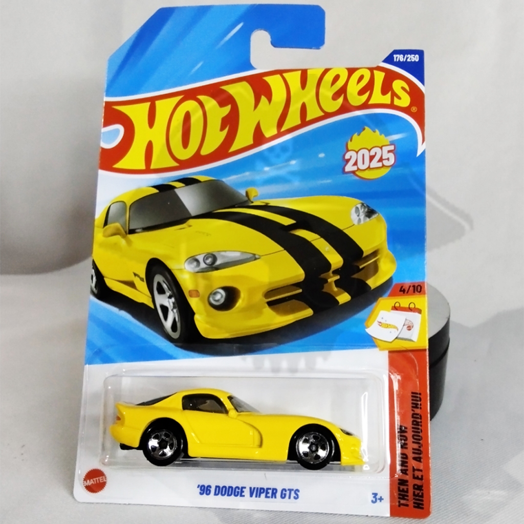 DIECAST HOTWHEELS REAL CARS 96 DODGE VIPER GTS, HOTWHEELS DODGE VIPER