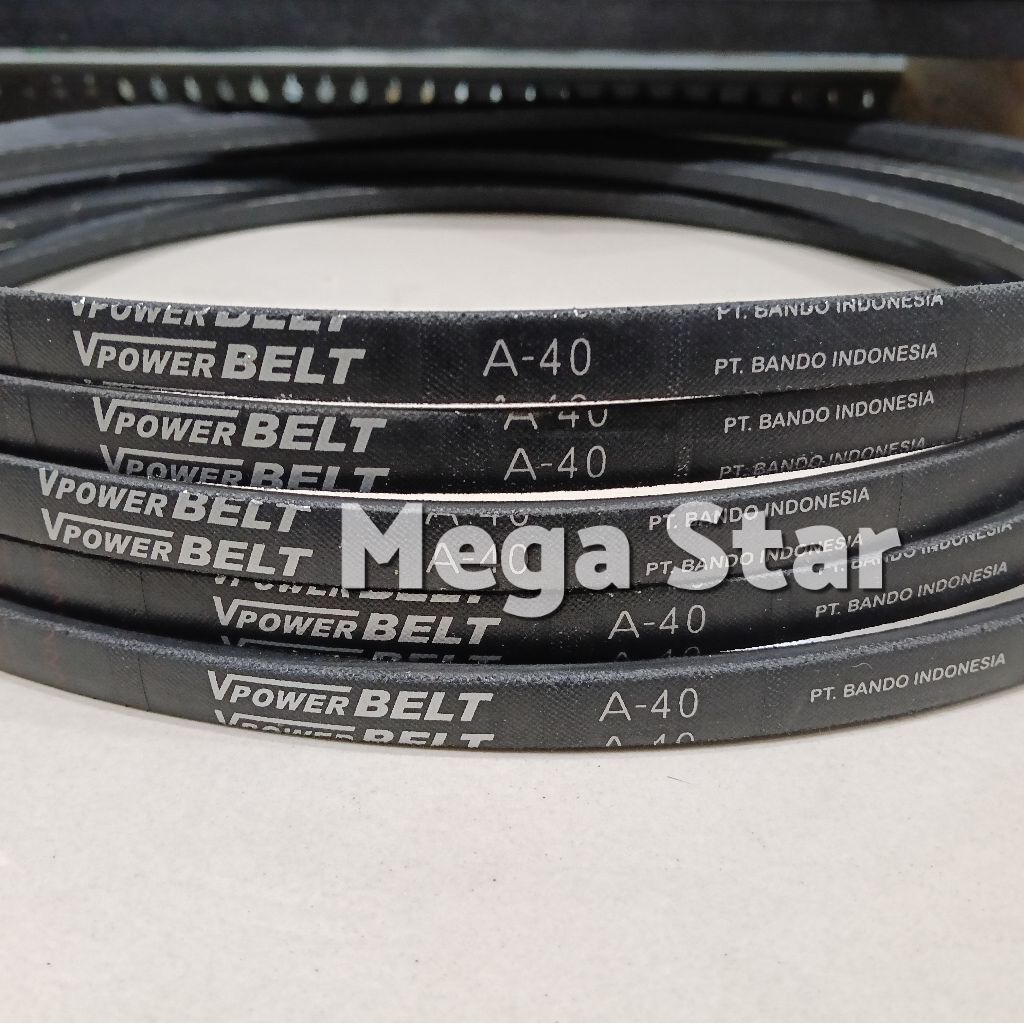 VAN FAN BELT V-BELT A40 A-40 A 40 merk VPOWER V POWER