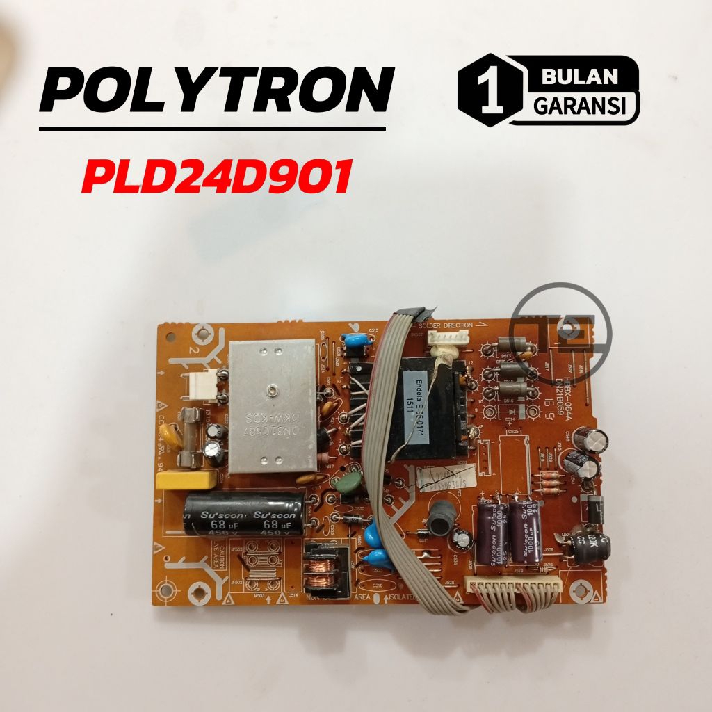 POWER SUPPLY POLYTRON PLD24D901 REGULATOR MESIN TV LED PSU TV POLYTRON